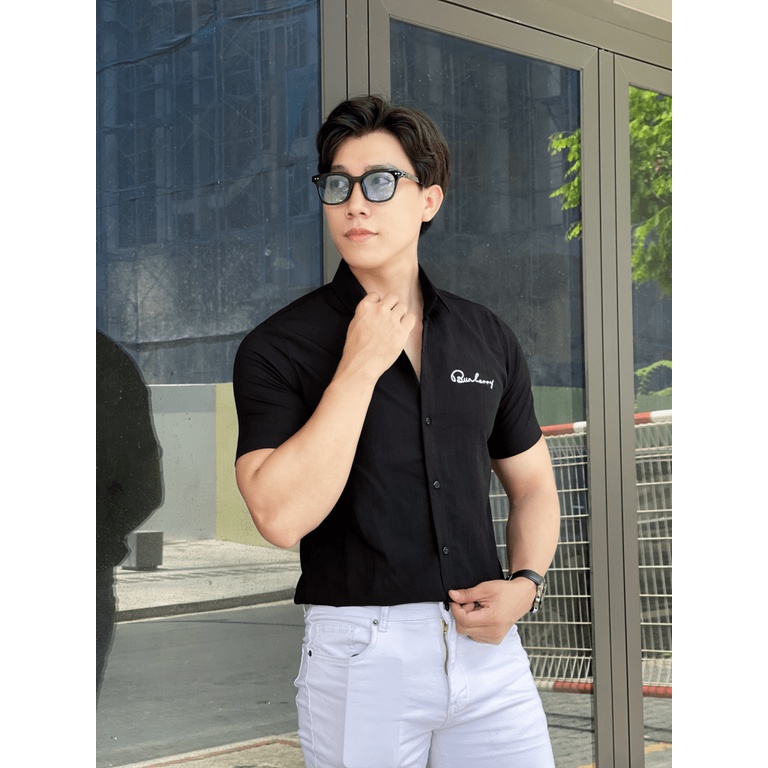 (SIÊU PHẨM HÈ) ÁO SƠ MI ĐŨI TAY NGẮN NAM FORM ÔM CHUẨN ĐẸP TÔN DÁNG CHO CÁC ANH EM KME STORE