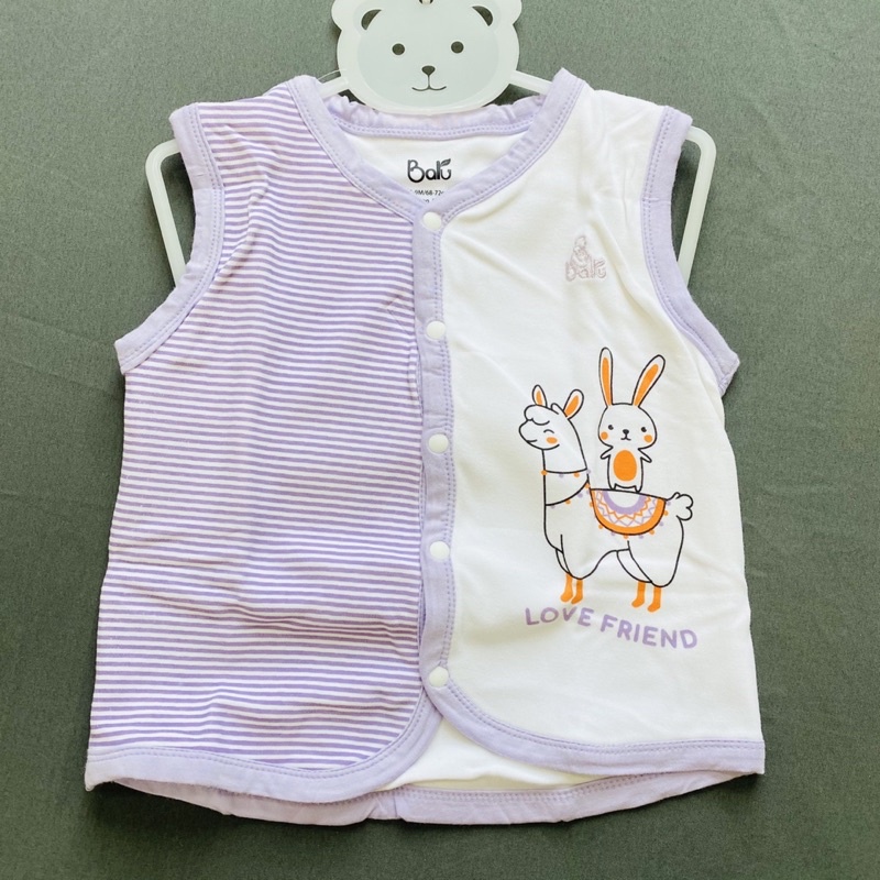 Áo gile bé trai / bé gái 2 lớp Baru (Sz 6-18m)