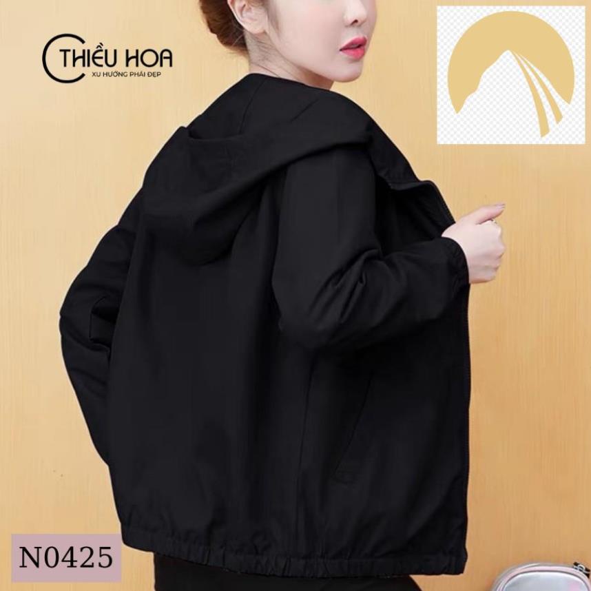 [ Hàng về ư Áo Khoác Nữ Trung Niên Đẹp Trẻ Trung năng động chất liệu kaki dù cao cấp mềm mịn thoáng mát THIỀU HOA N0425 | BigBuy360 - bigbuy360.vn