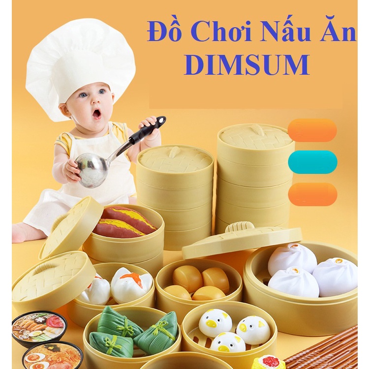 Bộ Đồ Chơi Nấu Ăn DIMSUM Đa Dạng Mẫu Cho Bé Lựa Chọn, Chi Tiết Ngộ Ngĩnh, Dụng Cụ Đẹp Mắt, - MEOMEOSHOP2021