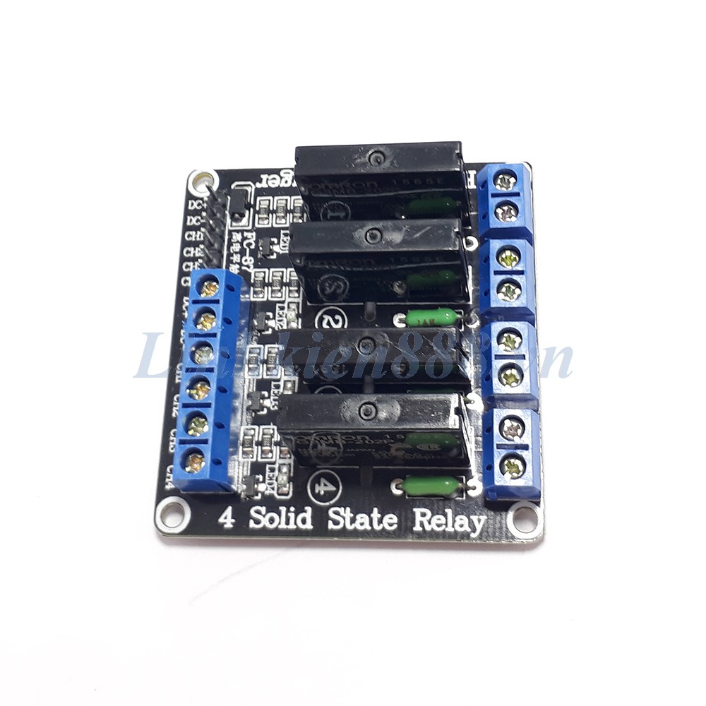 Module Relay Bán Dẫn Vào 24V Ra 250V 2A 4 Kênh