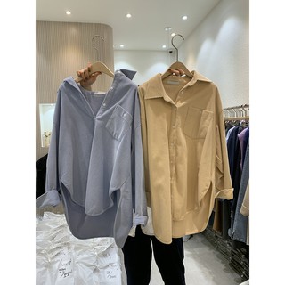 Áo sơ mi nữ style Hàn Quốc - áo sơ mi oversize (ảnh thật)