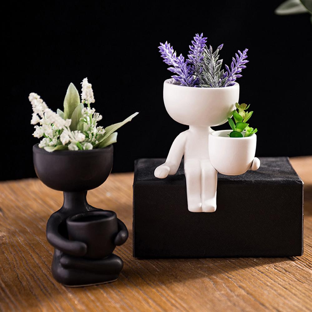 Chậu Hoa Sứ Mini Xinh Xắn Sáng Tạo