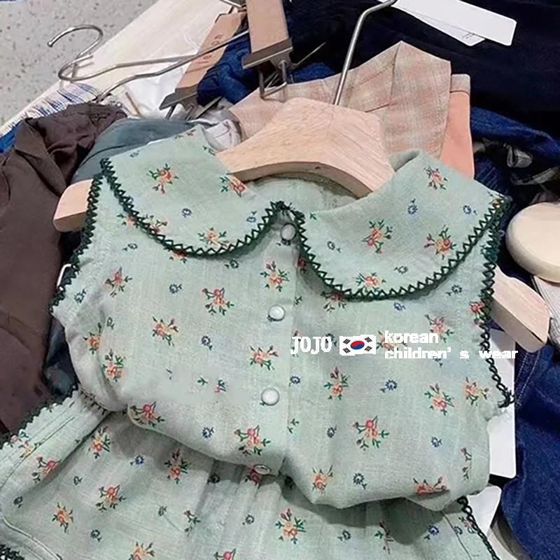 Set Đồ Mùa Hè 5 Món Gồm Áo Hai Dây In Họa Tiết Hoa + Quần Ngắn Phong Cách Hàn Quốc Cho Bé Gái