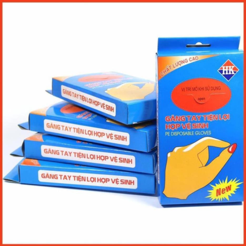 Hộp găng tay nilong vệ sinh (100 Chiếc)