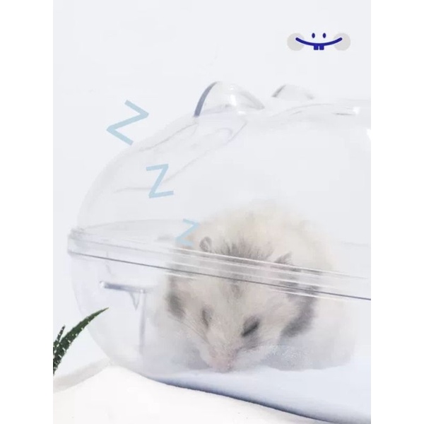 Nhà tắm mika trong suốt cho hamster