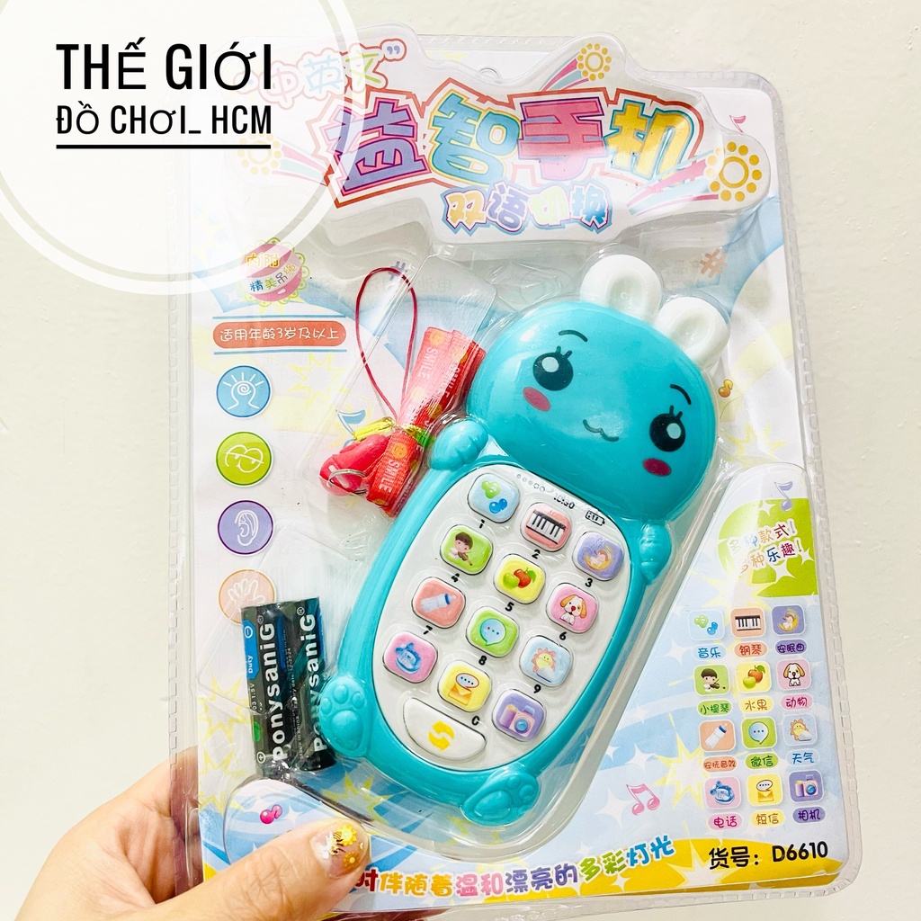 [HOT-KÈM PIN] Đồ chơi điện thoại mèo thông minh vui nhộn có nhạc, đồ chơi thông minh dành cho bé thích mèo con