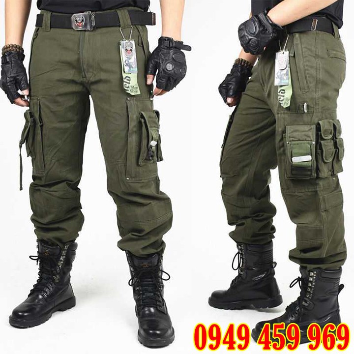 Quần Lính Mỹ - Quần Nam Túi Hộp Phong Cách Lính Mỹ