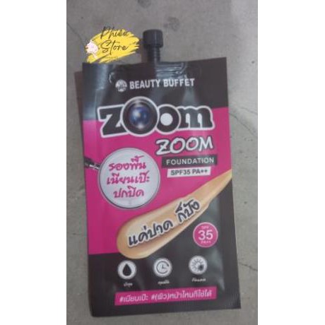 Kem nền Beauty Buffet Zoom Zoom SPF 35 PA++ gói 7g | BigBuy360 - bigbuy360.vn