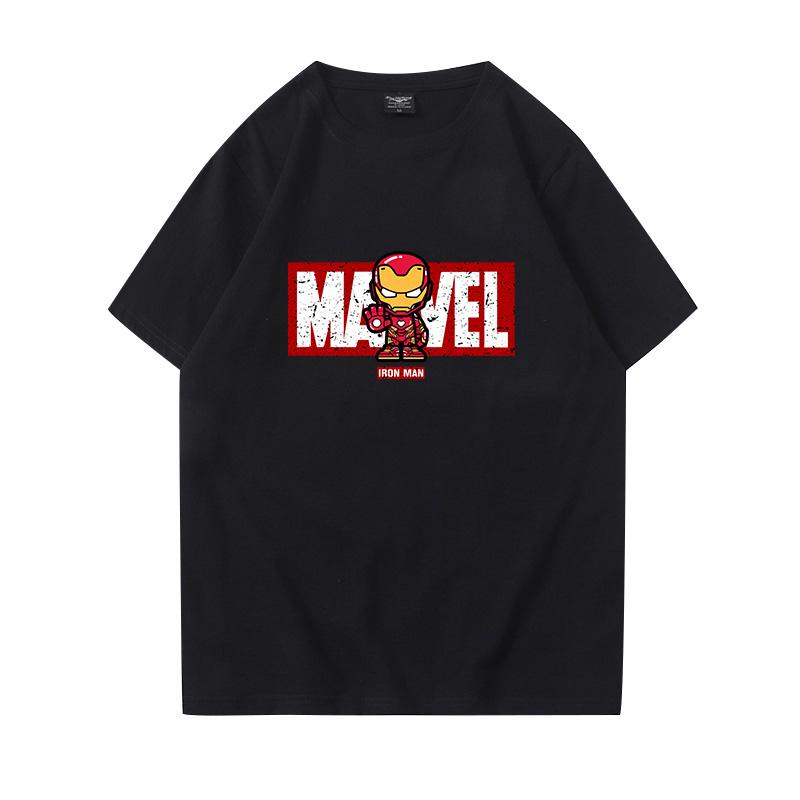 Áo Thun GYG Unisex Marvel Form Rộng Oversize Phong Cách Hàn Quốc