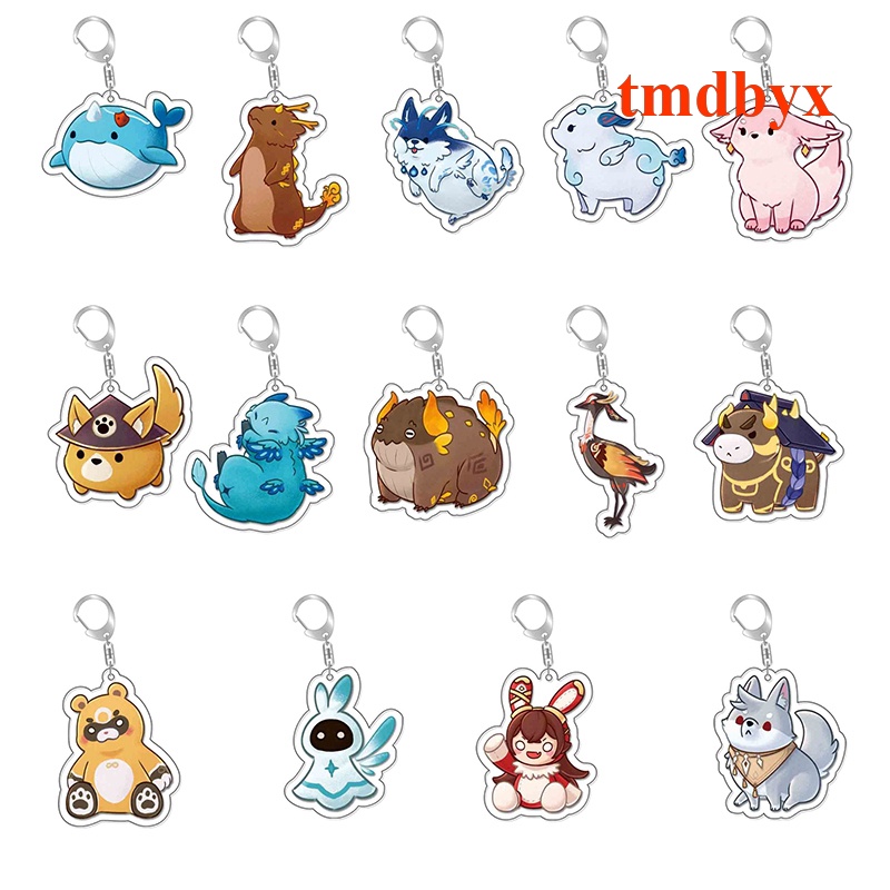 Tmdbyx Móc Khóa Kim Loại Mặt Hình Anime Genshin Va Chạm Hóa Trang Cho Nam Và Nữ