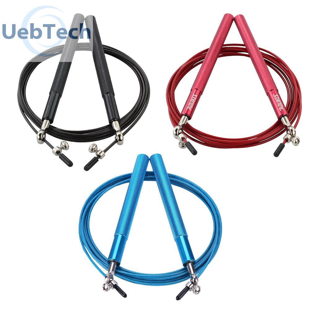 Dây nhảy có thể điều chỉnh 3m/10ft tay cầm bằng nhôm lõi thép để luyện tập thể dục