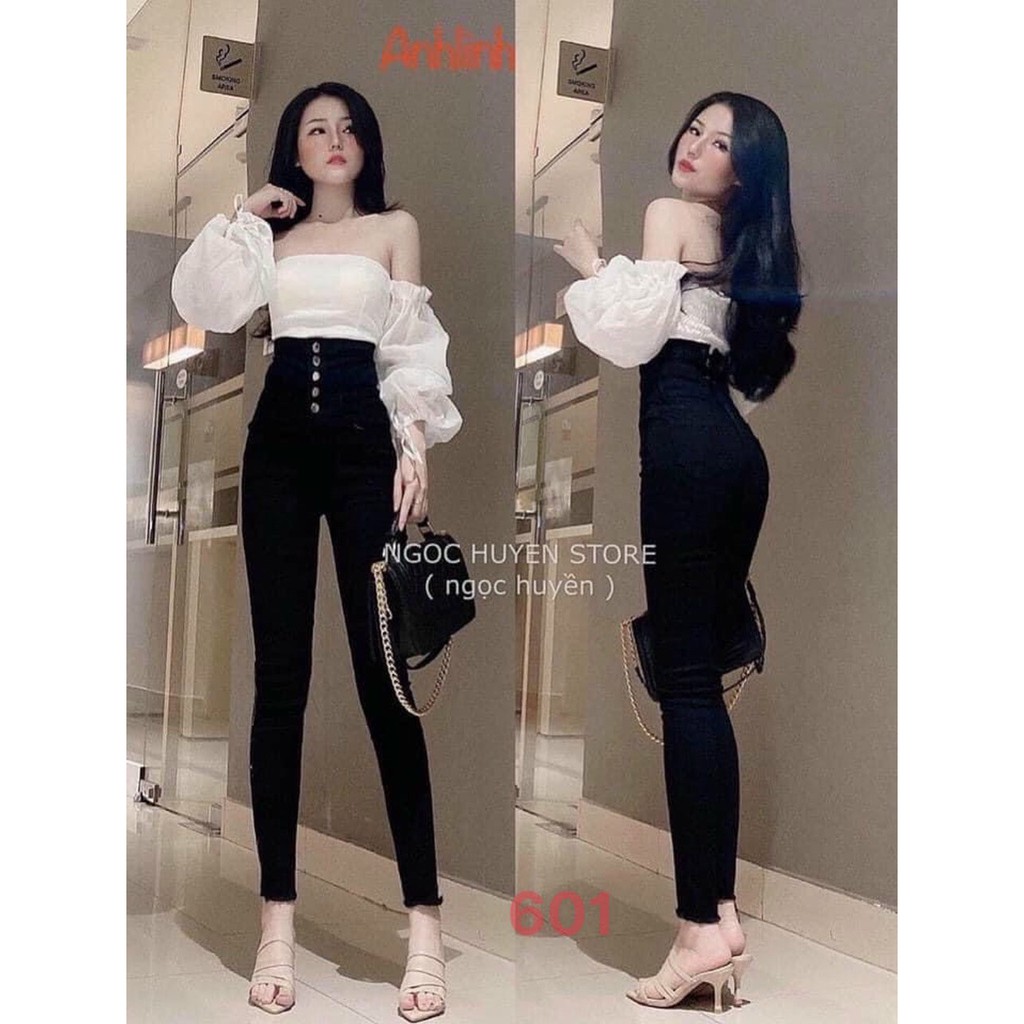 (GIÁ SIÊU RẺ) 🔥 SIÊU PHẨM 🔥 5 Mẫu Quần Jean Nữ Lưng Cao Co Giãn Dáng Ôm | BigBuy360 - bigbuy360.vn