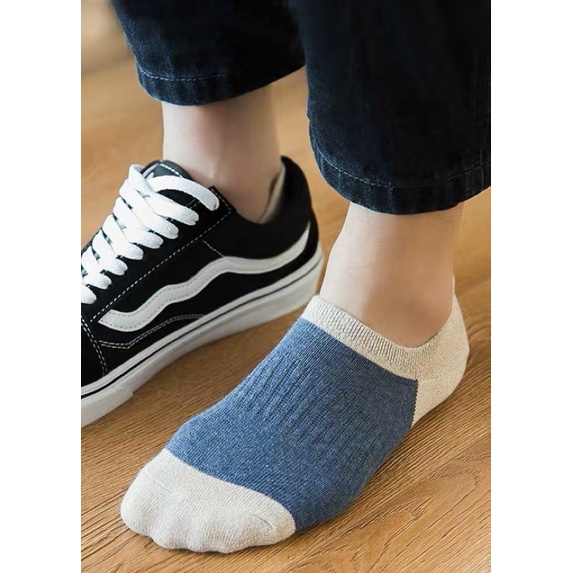 [SET 7 ĐÔI] Vớ Nam CỔ NGẮN cao cấp , Tất Cổ Ngắn Nam chất liệu cotton khử mùi kháng khuẩn thiết kế đệm cao su chắc chắn