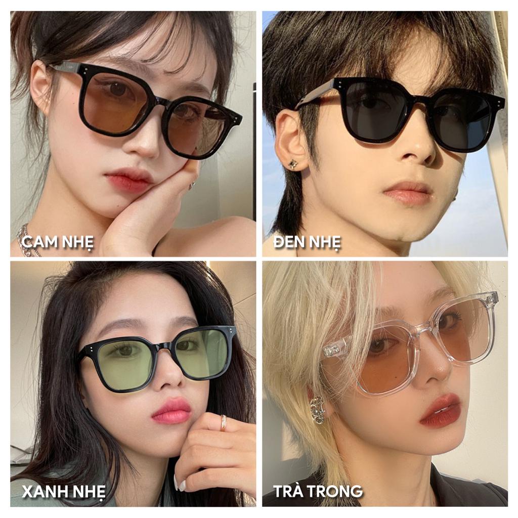 Kính râm nam nữ thiết kế hai chấm mẫu mới 2023 siêu hot kết hợp với nhiều gang màu cá tính - KR42