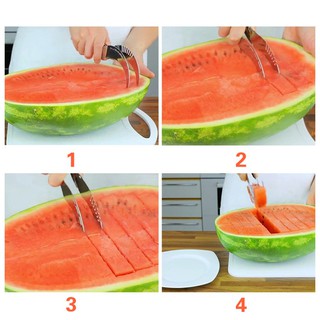 Popular Corer Cutter Slice Stainless Steel Watermelon Slicer Fruit Scoop