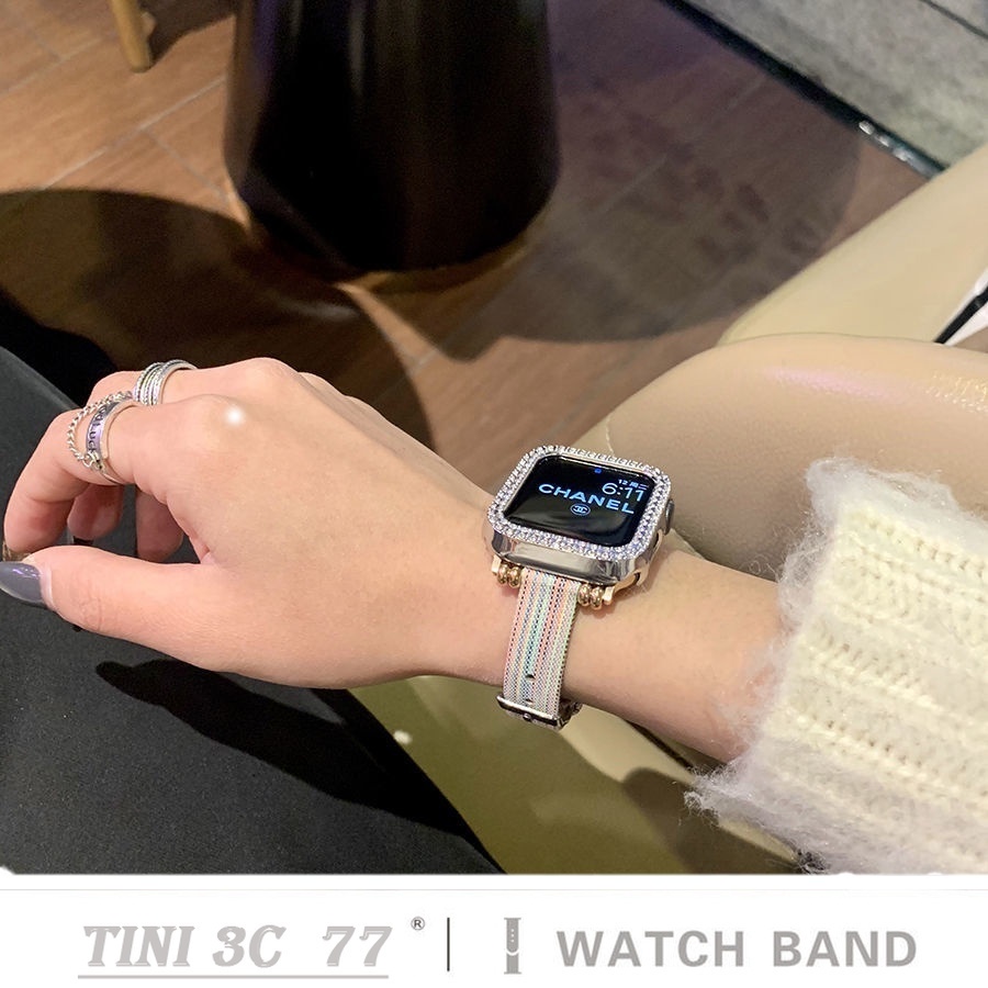 Dây Đeo Đồng Hồ Thể Thao Cho Apple Watch Series 7 / 6 / 5 / 4 / 3 /SE 38mm 40 41 42mm 44mm 45mm