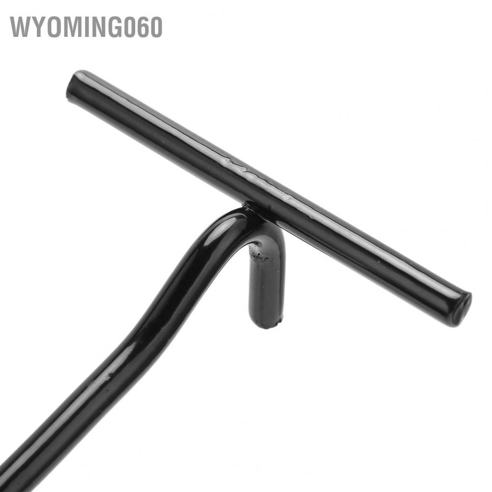 Wyoming060 19.5cm Dutch Oven Lid Lifter Cast Iron with Spiral Handle for Outdoor Camp