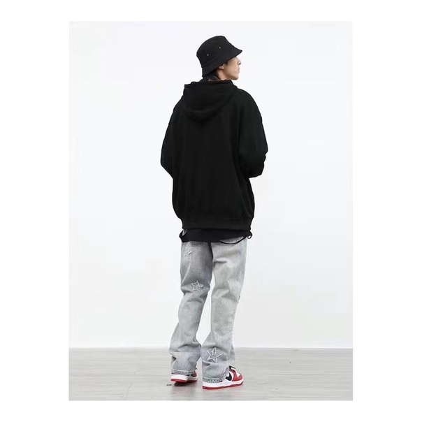 Quần Jean ống rộng họa tiết sao | BigBuy360 - bigbuy360.vn