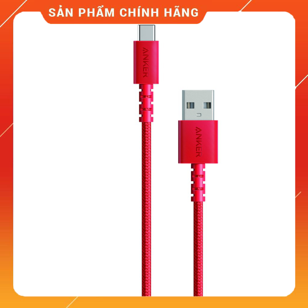 Cáp sạc Type C ANKER PowerLine Select+ USB-C ra USB 2.0 dài 0.9m - A8022