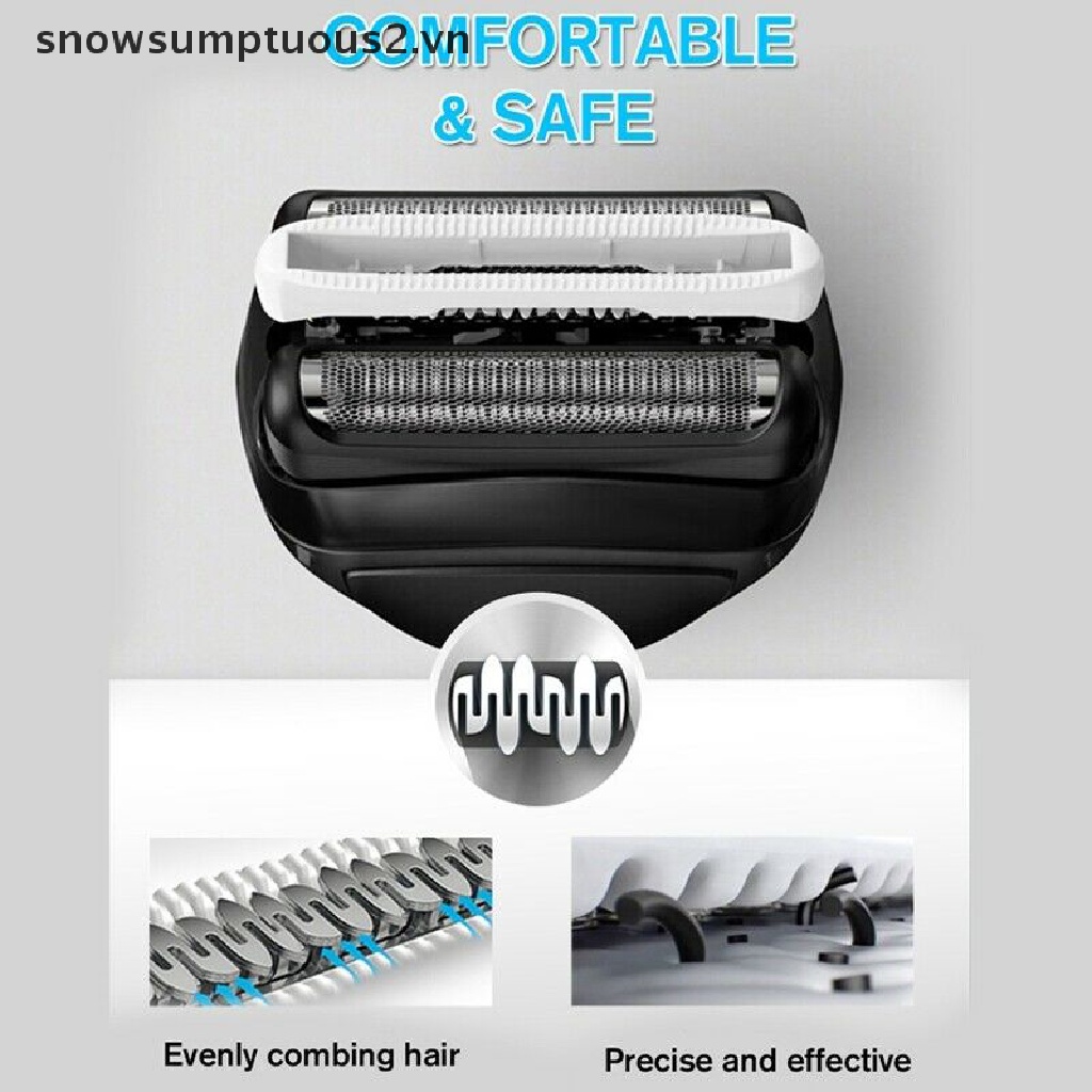 [Hàng mới về] Đầu cạo râu thay thế cho Braun 32B 32S 21B Series 3 310S 320S 340S 3010S