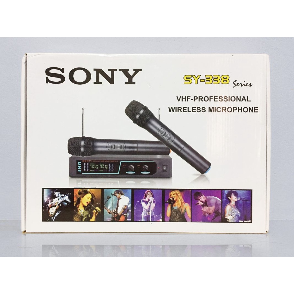 [Mã ELHACE giảm 4% đơn 300K] Bộ Micro Không Dây SY-338 Cao Cấp - Cực Nhạy - Đỉnh Cao Giải Trí Karaoke 2022