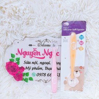 Thìa ăn dặm Silicon GB Baby Hàn Quốc cho bé