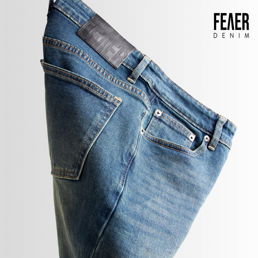Quần jean nam FEAER DENIM chất co dãn thoáng khí vải bền bỉ SKINNY FIT THE 90S | BigBuy360 - bigbuy360.vn