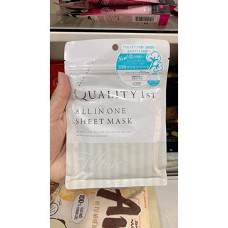 Mặt nạ quality 1st all in one sheet mask white
