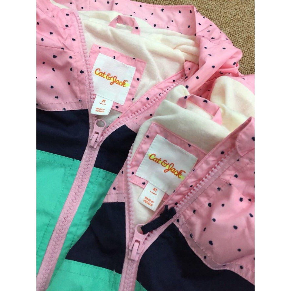 Áo khoác gió bé gái Cat&Jack.