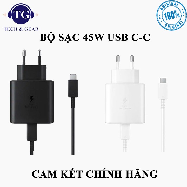 Bộ củ cáp sạc nhanh Samsung 45W chuẩn PD