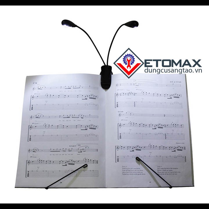 Đèn đọc sách mini 4 LED