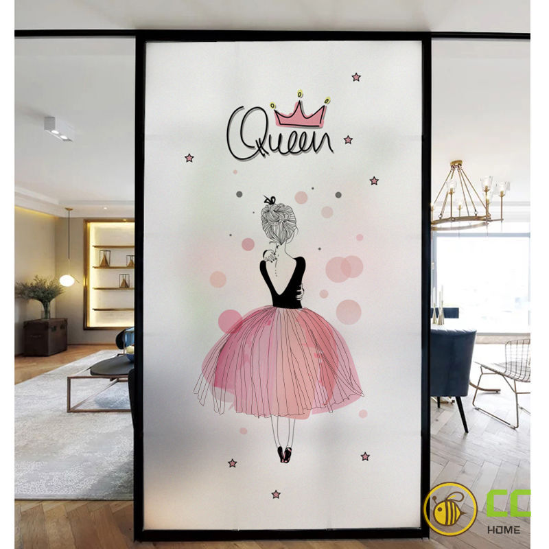 Cc❤Miếng Dán Cửa Kính Trong Suốt Chống Nhìn Trộm Bảo Vệ Sự Riêng Tư Cho Phòng Của Bé