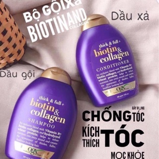 Cặp dầu gội biotin