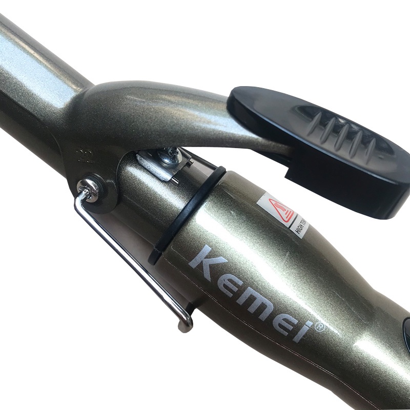 Máy Uốn Xoăn Giả Lọn Sóng Kemei 9942 Có Chỉnh Nhiệt