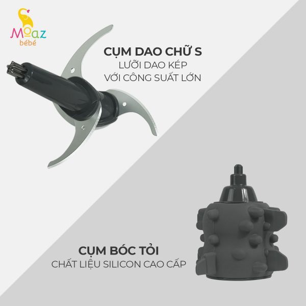 Máy xay thịt, máy xay đa năng moaz bebe MB032