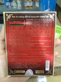 Dầu gội đen tóc Shitinsof hộp 3 gói
