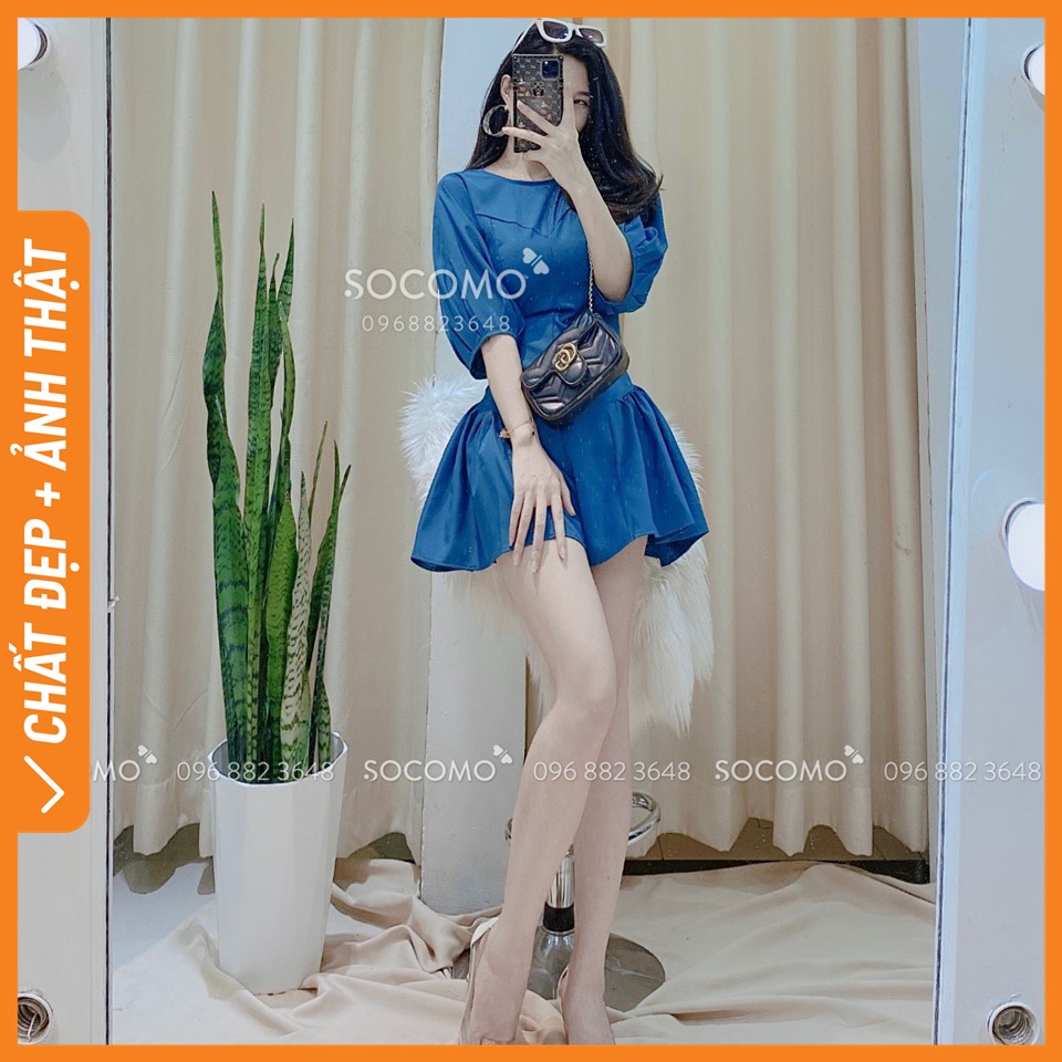 Jumpsuit Cổ Tròn Tay Lỡ 3 Màu - Hàng loại 1,chất đẹp - Giá tốt - 100% ảnh Socomo tự chụp