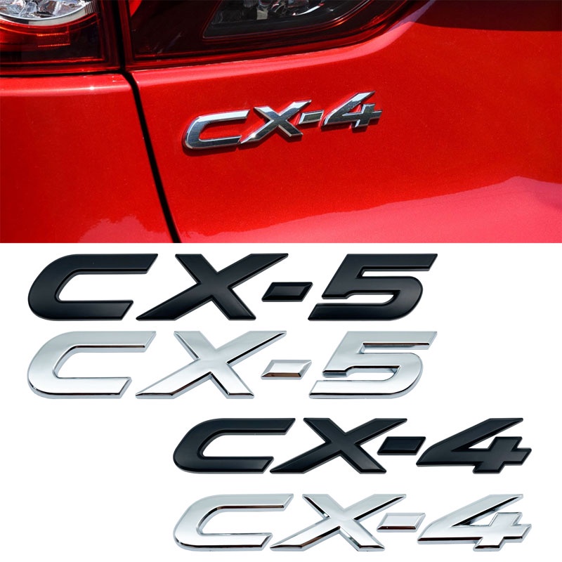 Miếng Dán Logo Trang Trí Đuôi Xe Hơi Mazda CX-4 CX-5 CX-30 CX4 CX5