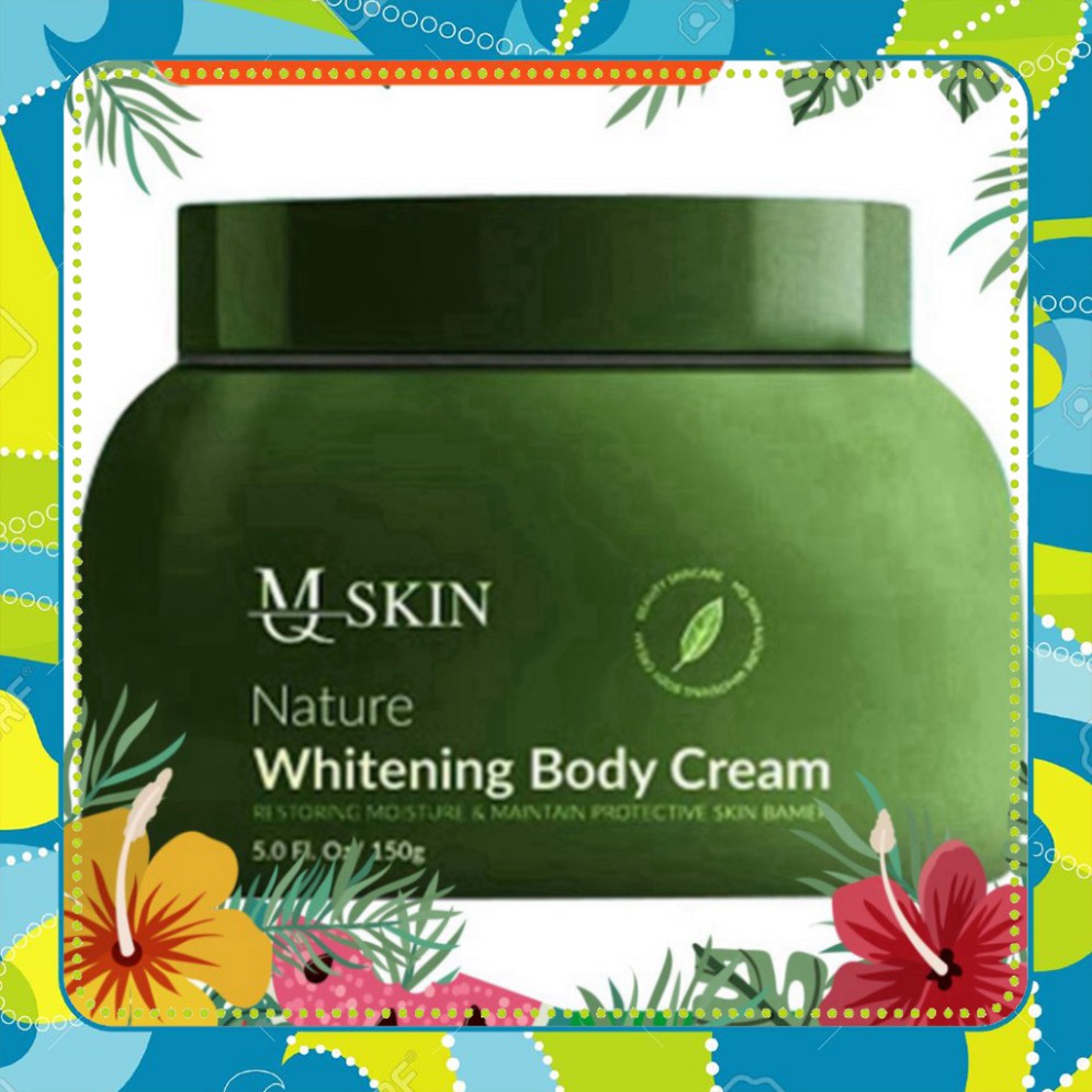 VMPGS MPGS Kem body tinh thể diệp lục Nature Whitening Body Cream MQSkin 150g Hàn Quốc shopmyphamgiasi PTS