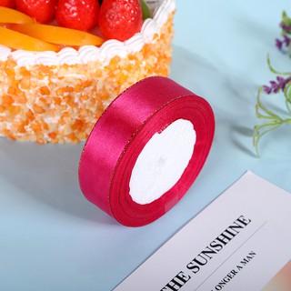 Ruy Băng Lụa Cuộn 2 cm 22m, Ruy Băng Satin Lụa 2cm