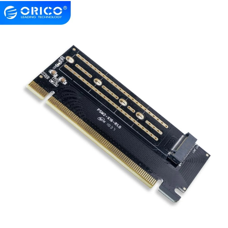 Card chuyển SSD M2 NVMe sang PCIe 3.0 X4 X16 ORICO PSM2 PDM2 | Adapter M.2 to PCI-E Expansion Card