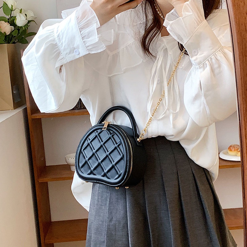 Ielgy Túi Xách Họa Tiết Hình Thoi Cao Cấp Dành Cho Nữ