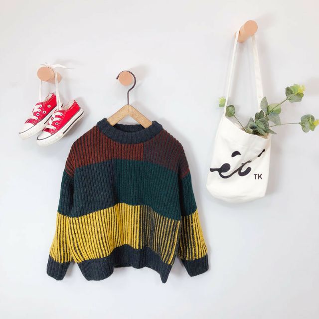 Áo len kẻ bé trai- Thuận đỗ