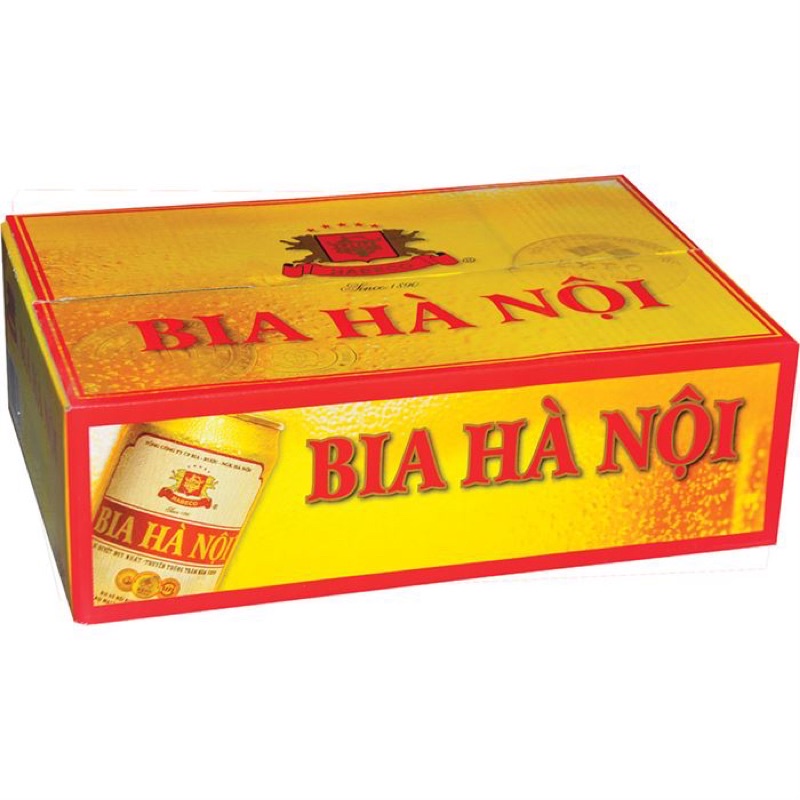 THÙNG 24 LON BIA HÀ NỘI 330ML