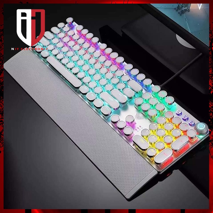 Bàn phím cơ AULA F2088 Led Rgb gaming có dây bàn phím máy vi tính laptop pc đèn led Keyboard chuyên game