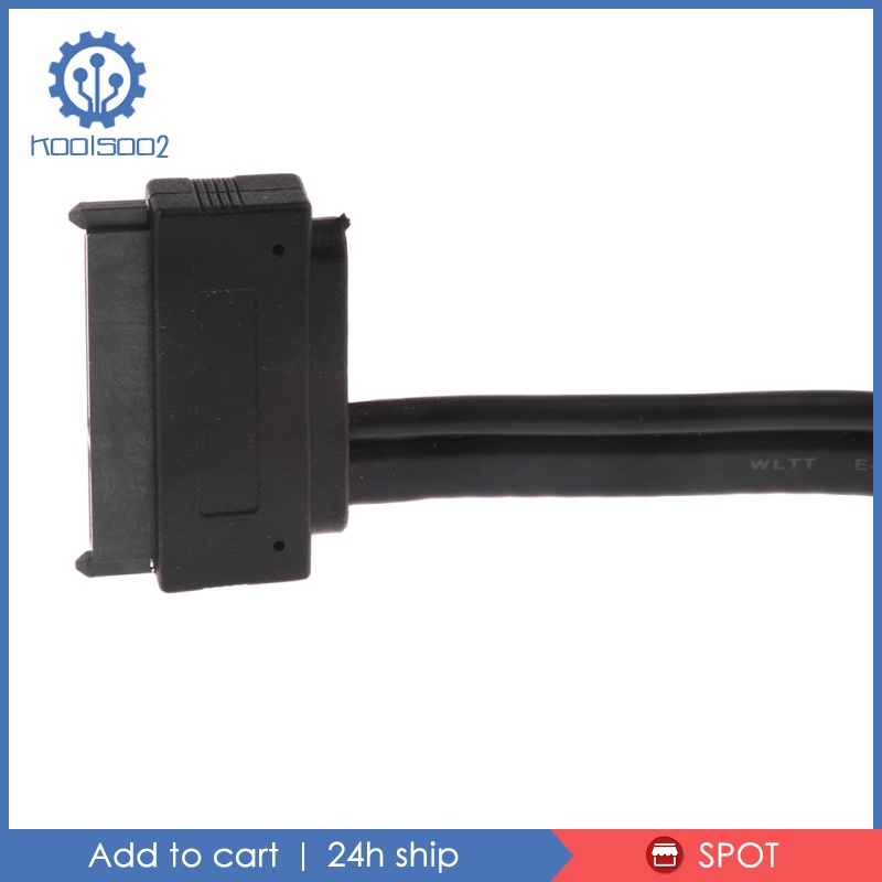 1.5ft eSATA to SATA 22Pin Data USB Powered Cable Hard Disk Drive Adapter