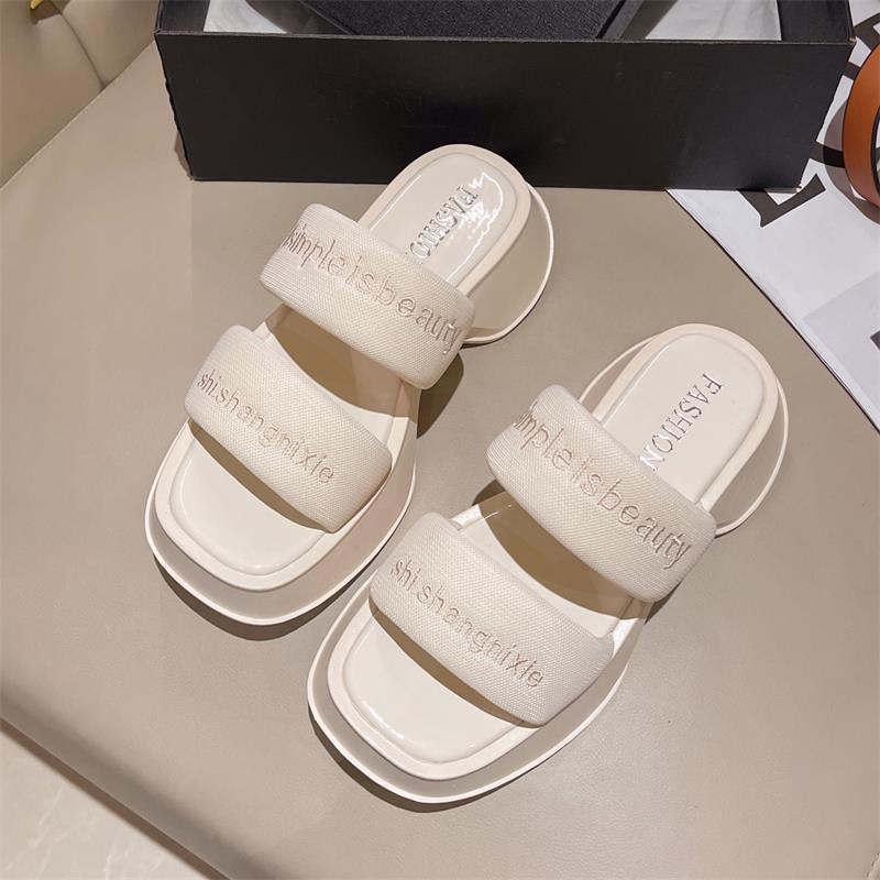 Giày Sandal Đế Dày Thời Trang Dành Cho Nữ