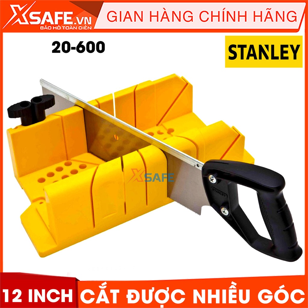 Cưa cầm tay cử nhựa STANLEY 20-600 lưỡi thép hợp kim không gỉ Cưa tay Stanley đế nhựa cắt góc dễ dàng