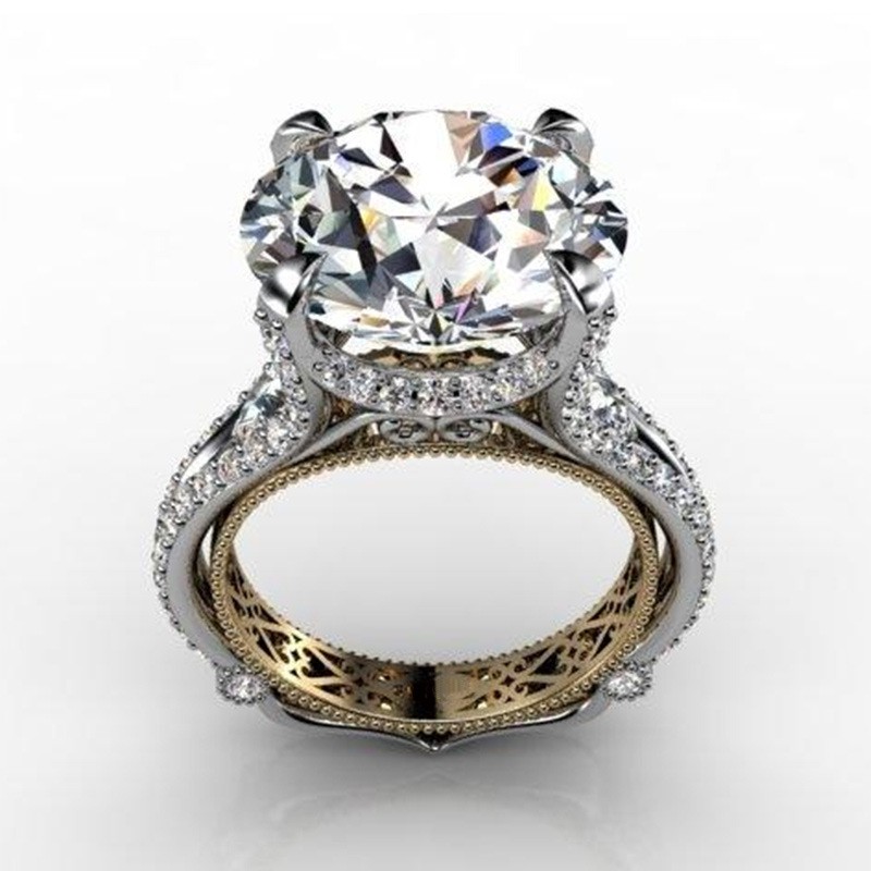 Nhẫn hợp kim đính đá Zircon thời trang cho nữ